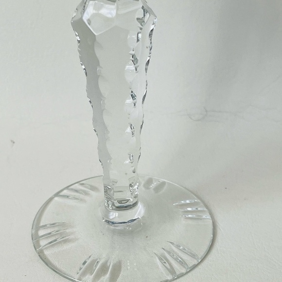 Vintage cobalt blue cut drinking glasses of 6 - Picture 8 of 13